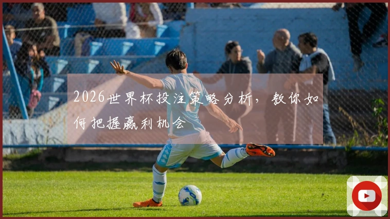 2026世界杯投注策略分析，教你如何把握赢利机会